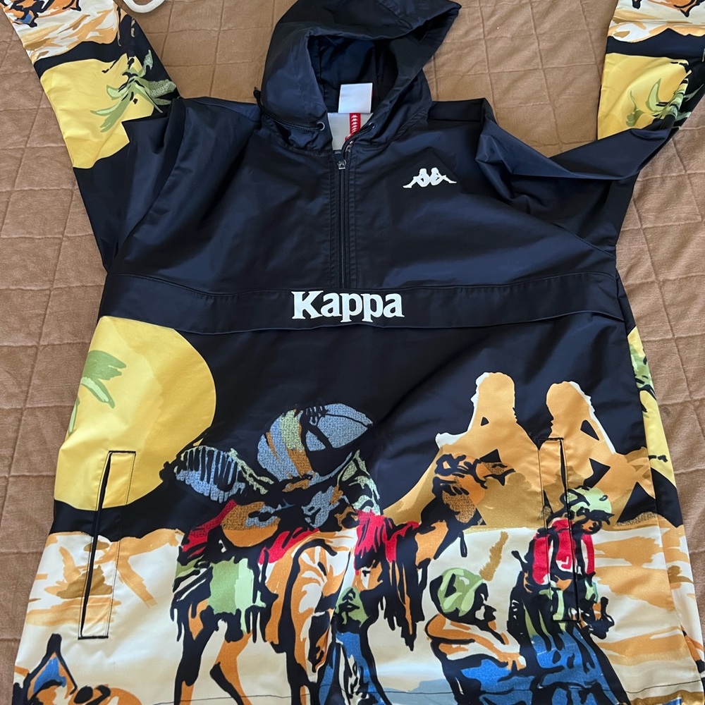 Kappa windbreaker + shorts